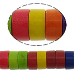 Бусины из бирюзы, Синтетическая бирюза, Круглая форма, разноцветный, 7x3mm, отверстие:Приблизительно 1mm, длина:Приблизительно 16 дюймовый, 20пряди/Лот, Приблизительно 133ПК/Strand, продается Лот