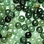 Jadeit Perlen, rund, natürlich, glatt, 3.5-4mm, Bohrung:ca. 1-2mm, 300PCs/Tasche, verkauft von Tasche