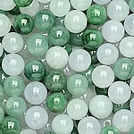 Perles de jadite, jade, ovale, naturel, lisse, 7-8mm, Trou:Environ 1-2mm, 10PC/sac, Vendu par sac