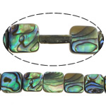 Abalone Shell Beads, Square, 10x10x3mm, Hole:Approx 1mm, Length:Approx 16 Inch, 5Strands/Lot, Approx 39PCs/Strand, Sold By Lot