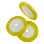 Satin Ribbon, yellow, 0.7cm, Length:1250 Yard, 50PCs/Lot, Sold By Lot