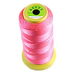 Hilo de Nylon, Nylón, no elástico, color rojo rosado brillante, 0.50mm, longitud 480 m, 10PCs/Grupo, Vendido por Grupo