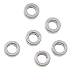 Stainless Steel Linking Ring, 303 Stainless Steel, Round, original color, 2.50x1mm, Hole:Approx 1.5mm, 2000PCs/Lot, Sold By Lot