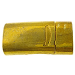 Fecho magnético de liga de zinco, Retângulo, cromado de cor dourada, níquel, chumbo e cádmio livre, 26x13x9mm, 11x7mm, 100PCs/Lot, vendido por Lot