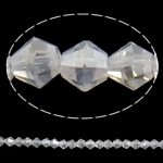 Imitation CRYSTALLIZED™ Element Crystal Beads, Bicone, AB color plated, faceted & imitation CRYSTALLIZED™ element crystal, Crystal, 4x4mm, Hole:Approx 1mm, Length:Approx 18.5 Inch, 10/