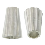 Brass Cone platinum color plated nickel lead & cadmium free Approx 4mm 2mm Sold By Bag