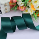 Satin Ribbon, deep green, 25mm, Length:200 Yard, 40PCs/Lot, Sold By Lot