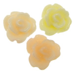 Resin, Flower, flat back, mixed colors, 8x8x5mm, 500PCs/Bag, Sold By Bag