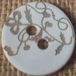Shell Button, Coin, Carved, 13mm, 50PCs/Bag, Sold By Bag