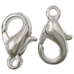 Zinc Alloy Lobster Clasp platinum color plated lead & cadmium free Approx 1.5mm Sold By Bag