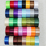 Satin Ribbon, mixed colors, 40mm, 10PCs/Lot, Sold By Lot
