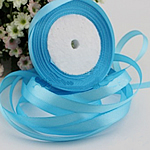 Satin Ribbon skyblue 20mm Sold By Lot