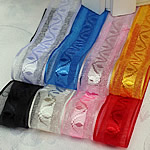 Satin Ribbon jacquard double-sided mixed colors 20mm Sold By Lot