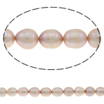 Cultured Rice Freshwater Pearl Beads natural purple Grade A 11-12mm Approx 0.8mm Sold Per 15.7 Inch Strand
