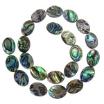 Abalone Shell Beads, Oval, nickel, lead & cadmium free, 8x12x3mm, Hole:Approx 1mm, Length:15.5 Inch, 5Strands/Lot, Sold By Lot