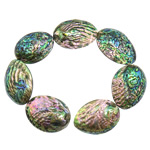 Abalone Shell Beads, Teardrop, 47-61x33-42x13-22mm, Hole:Approx 1mm, Length:16.5 Inch, 2Strands/Lot, Sold By Lot