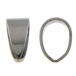 Stainless Steel Snap on Bail, original color, 3.50x7x3.50mm, Hole:Approx 4x6mm, 2000PCs/Bag, Sold By Bag