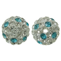 Rhinestone Clay Pave Beads Round with rhinestone 10mm Approx 1.5mm Sold By Bag