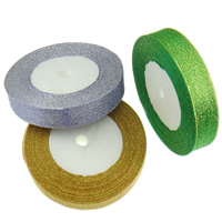 Satin Ribbon, Sparkle Ribbon, mixed colors, 20mm, 10PCs/Lot, 22m/PC, Sold By Lot