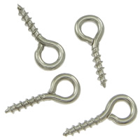 Iron Peg Bail, platinum color plated, nickel, lead & cadmium free, 4x9x1.2mm, 1.2mm, 5000PCs/Lot, Sold By Lot