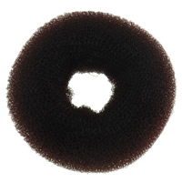 Haardonuts, Nylon, bruin, 105x50mm, 10pC's/Bag, Verkocht door Bag