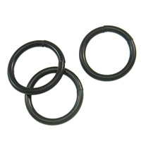 Rustfrit stål Ear Piercing Smykker, 316L Stainless Steel, Donut, sort ionisk, 1.60x13.20mm, Indvendig diameter:Ca. 10mm, 16par/Lot, Solgt af Lot
