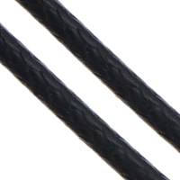 Wax Cord, Polyamide, black, 1mm, Length:500 Yard, 5PCs/Lot, 100Yards/PC, Sold By Lot