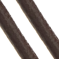 Cowhide Cord, deep coffee color, nickel, lead & cadmium free, 2mm, Length:Approx 100 m, Sold By PC