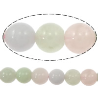 Mixed Gemstone Beads, Morganite, natural, 6mm, Hole:Approx 0.8mm, Length:Approx 15.5 Inch, 5Strands/Lot, Approx 65PCs/Strand, Sold By Lot