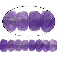 Natural Marble Beads, Dyed Marble, Rondelle, faceted, purple, 2x4mm, Hole:Approx 0.5mm, Length:Approx 15 Inch, 10Strands/Lot, Approx 160PCs/Strand, Sold By Lot