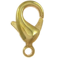 Zinc Alloy Lobster Clasp gold color plated nickel lead & cadmium free Approx 1.2mm Sold By Bag