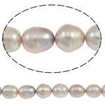 Cultured Rice Freshwater Pearl Beads, natural, purple, 13-17mm, Hole:Approx 0.8mm, Sold Per Approx 15.7 Inch Strand
