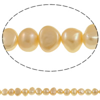 Cultured Baroque Freshwater Pearl Beads, natural, pink, 8-9mm, Hole:Approx 0.8mm, Sold Per Approx 15 Inch Strand