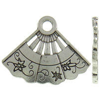 Zinc Alloy Tool Pendants Fan antique silver color plated nickel lead & cadmium free Approx 3mm Approx Sold By KG