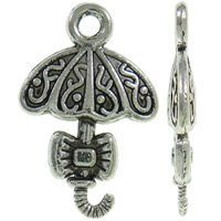Zinc Alloy Tool Pendants Umbrella antique silver color plated nickel lead & cadmium free Approx 2mm Approx Sold By KG