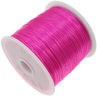 Crystal Thread, elastic, rose pink, 0.50mm, Length:60 m, 20PCs/Lot, Sold By Lot