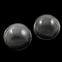 Glass Globe Cover Vial, Dome, translucent, 10x20mm, 30PCs/Bag, Sold By Bag