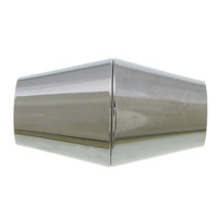 Fecho magnético de aço inoxidável, Aço inoxidável 304, Bicone, cor original, 16.50x10mm, Buraco:Aprox 5mm, 50PCs/Lot, vendido por Lot