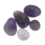 Natural Amethyst Beads, February Birthstone & no hole, 15-35mm, 2KG/Lot, Sold By Lot