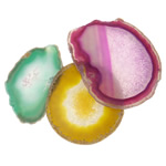 Perles agates, agate mixte, naturel, mélangé & aucun trou, 78-180mm, 2kg/lot, Vendu par lot