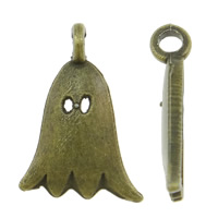 Tibetan Style Animal Pendants, antique bronze color plated, nickel, lead & cadmium free, 20x14mm, Hole:Approx 2mm, 200PCs/Bag, Sold By Bag