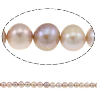 Cultured Potato Freshwater Pearl Beads, natural, purple, 8-9mm, Hole:Approx 0.8-1mm, Sold Per Approx 15.5 Inch Strand