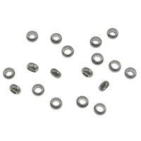 Stainless Steel Beads, Rondelle, original color, 3mm, Hole:Approx 1.7mm, 2000PCs/Lot, Sold By Lot
