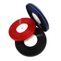 Grosgrain Ribbon, single-sided, mixed colors, 10mm, Length:400 Yard, 4PCs/Lot, 100Yards/PC, Sold By Lot