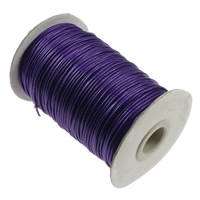 Cuerda Encerada, Cordón de cera, Púrpura, 1.50mm, longitud 500 Yardpatio, 5PCs/Grupo, 100/UD, Vendido por Grupo