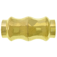 Brass Magnetic Clasp, gold color plated, nickel, lead & cadmium free, 20x9x9mm, Hole:Approx 5mm, 100PCs/Lot, Sold By Lot