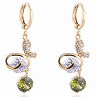 Gets® Jewelry Earring Brass Butterfly 18K gold plated with cubic zirconia nickel lead & cadmium free 7mm Sold By Pair