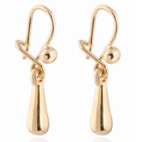 Gets® Jewelry Earring, Brass, Teardrop, 18K gold plated, nickel, lead & cadmium free, 24mm, Sold By Pair