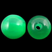 Imitation Cats Eye Resin Beads, Round, green, 8mm, Hole:Approx 2mm, 1000PCs/Bag, Sold By Bag