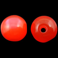 Imitation Cats Eye Resin Beads, Round, red, 8mm, Hole:Approx 2mm, 1000PCs/Bag, Sold By Bag